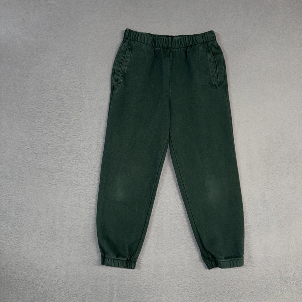 Gap Pants Womens SP Green Joggers Tapered Pull On Stretch Soft Cotton Blend